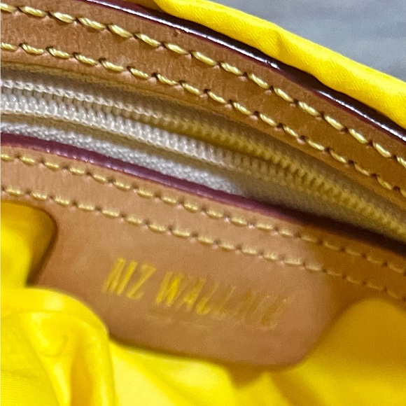 MZ Wallace Micro Sutton Yellow Leopard Quilted Crossbody Women's Bag - Picture 11 of 16